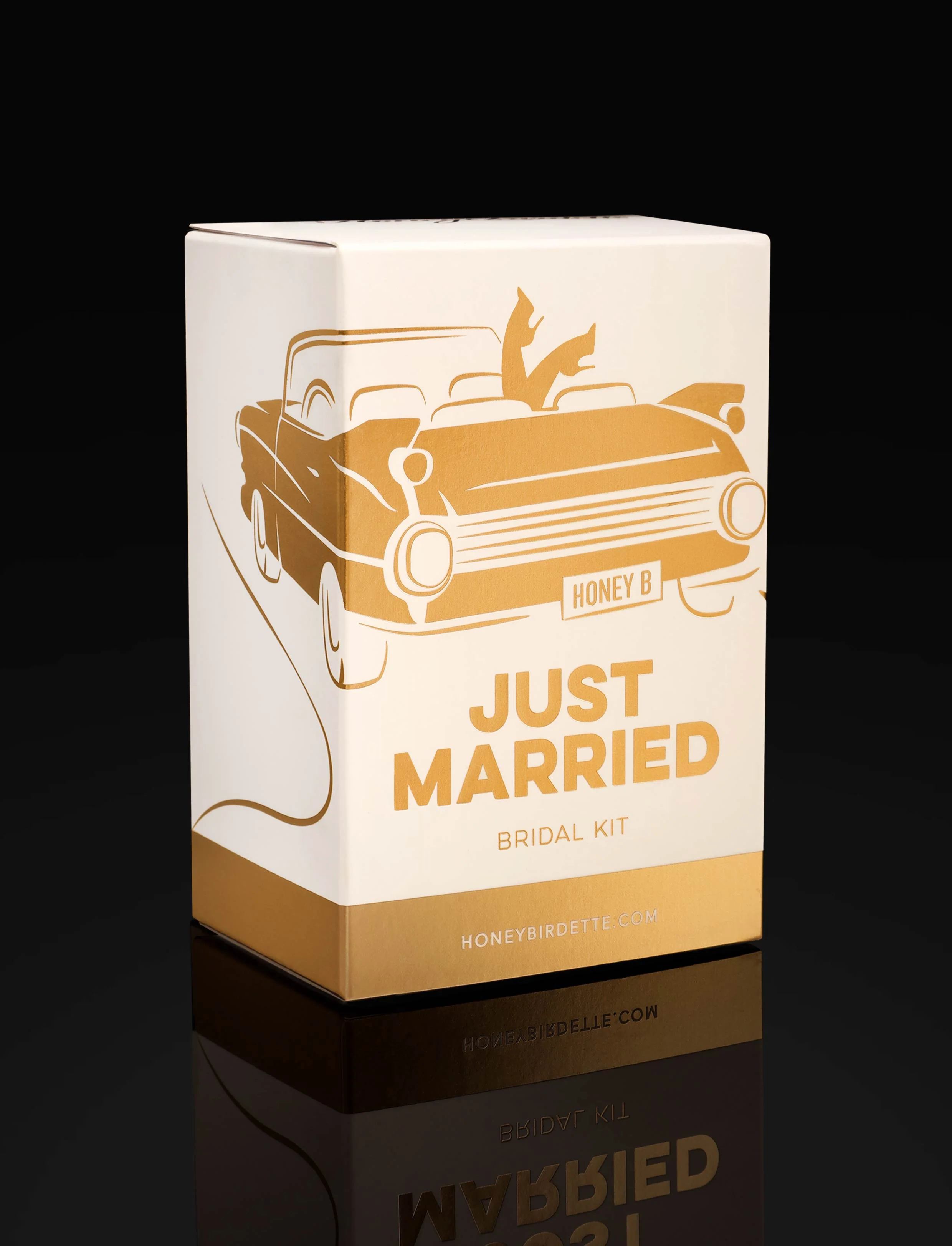 Just Married Kit with Bullet Vibe, Satin Binds and Position Die