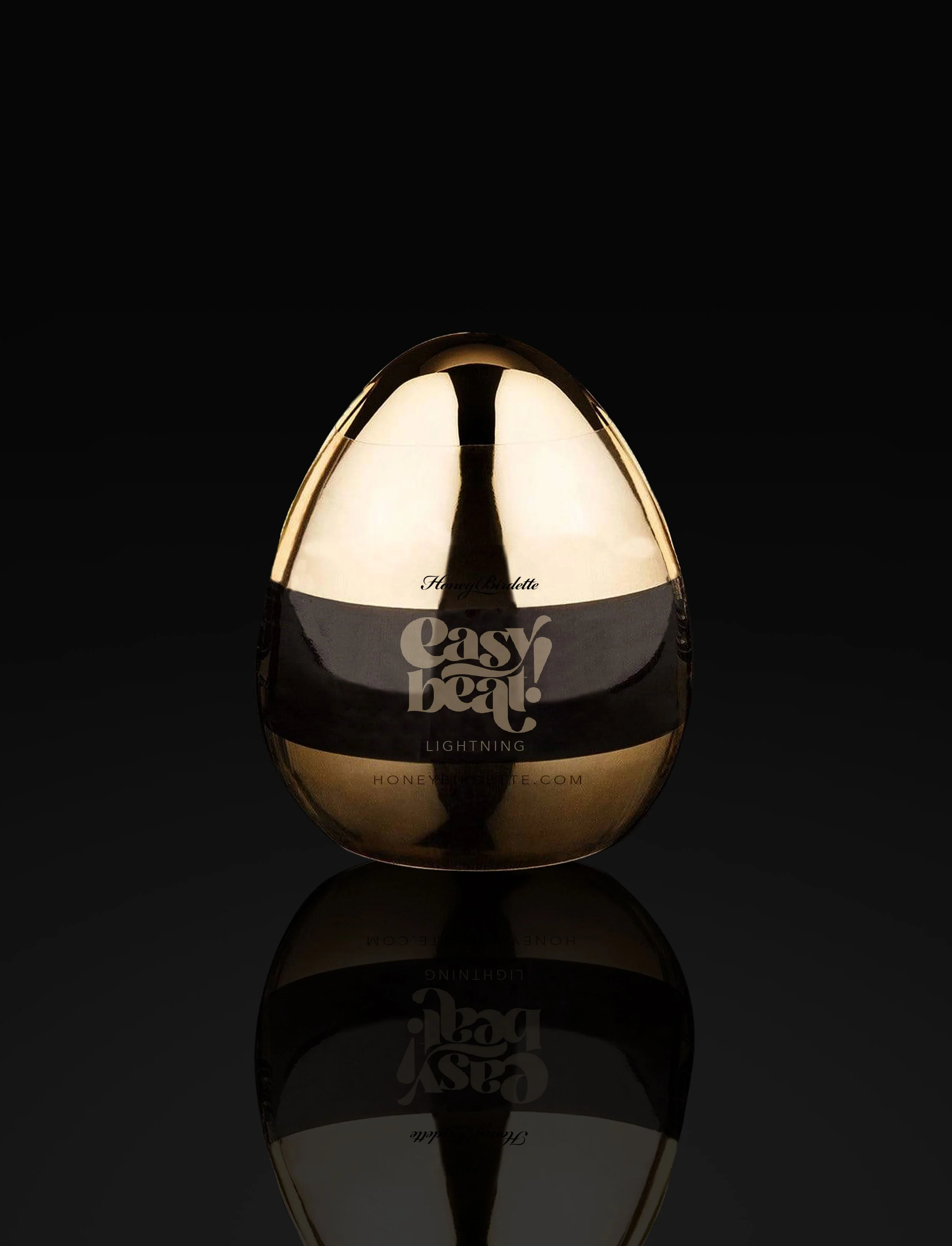 Lightning Easy Beat Gold Egg Silicone Sleeve for Him