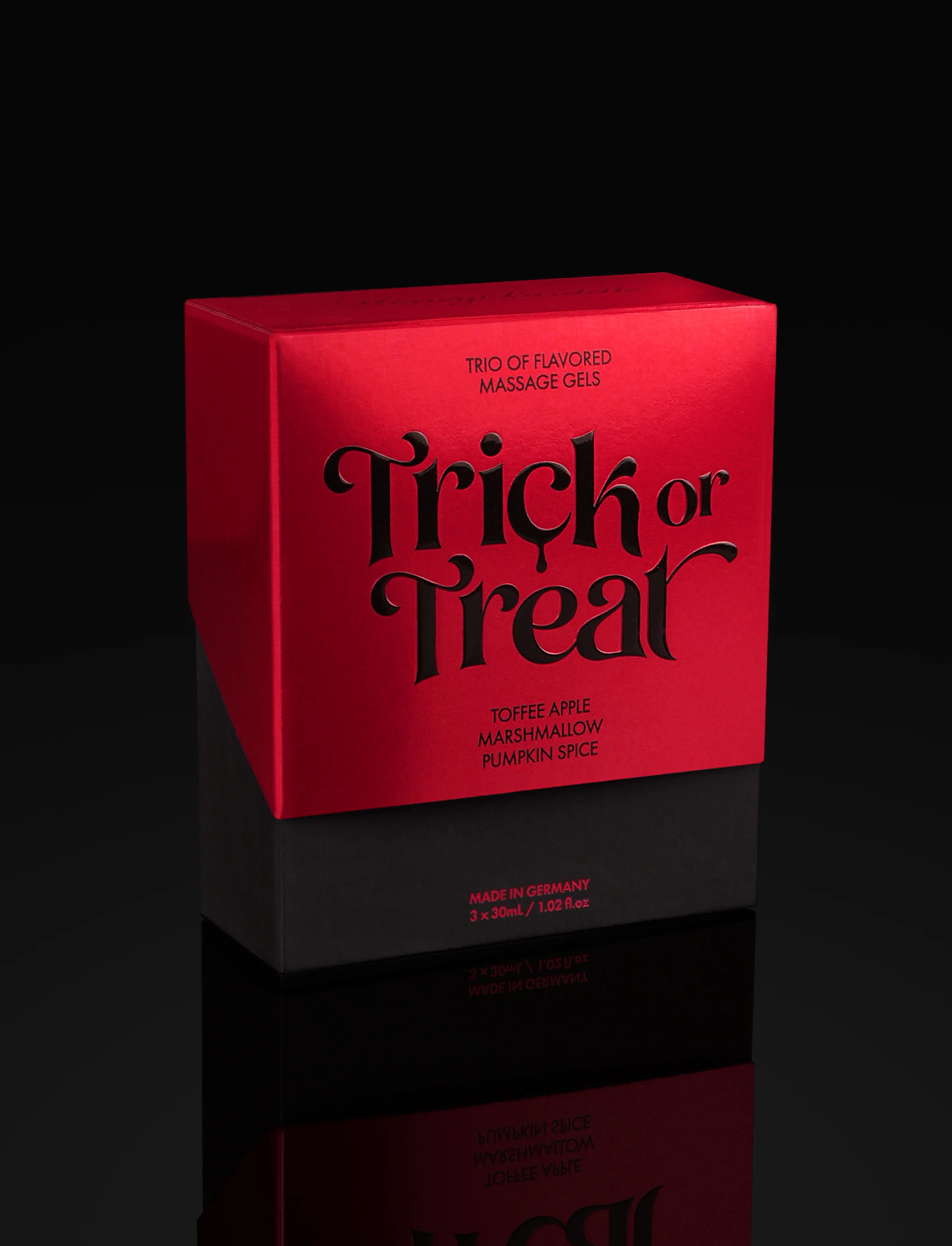 Trick or Treat Mini Massage Gel Trio for Foreplay and Oral Play