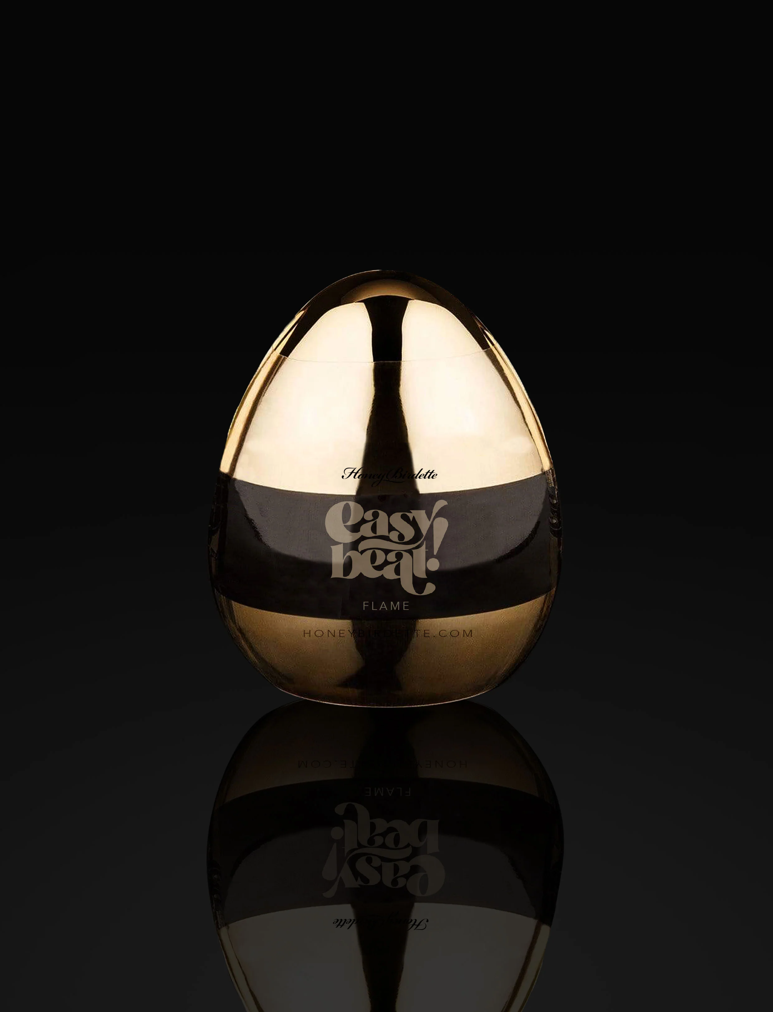 Flame Easy Beat Egg Silicone Sleeve Stroker for Men
