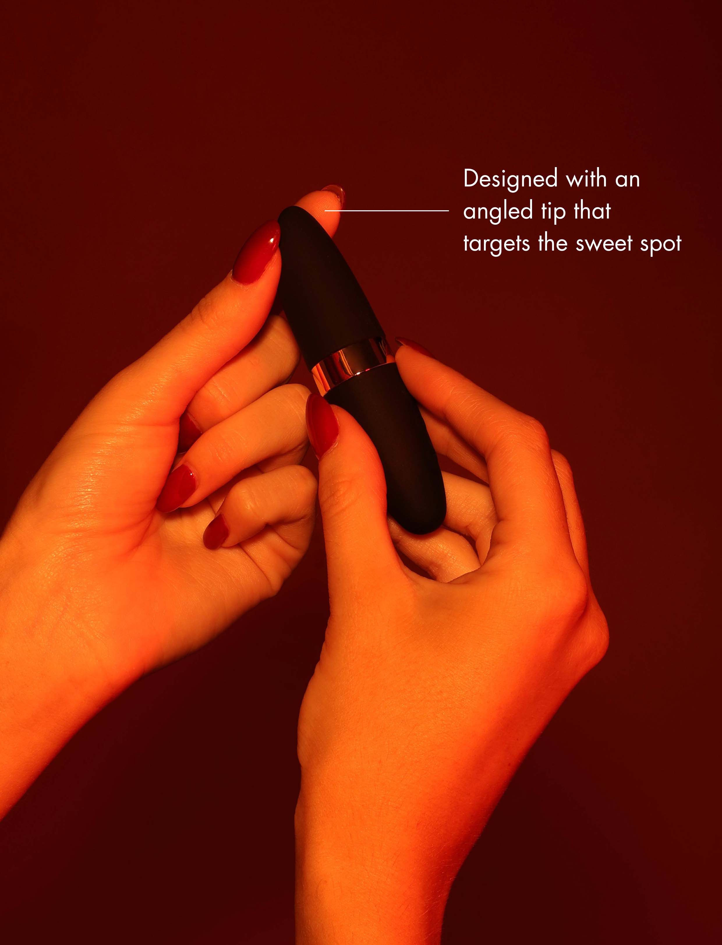 Bullet Black Pocket Rocket Vibrator with Travel Lock