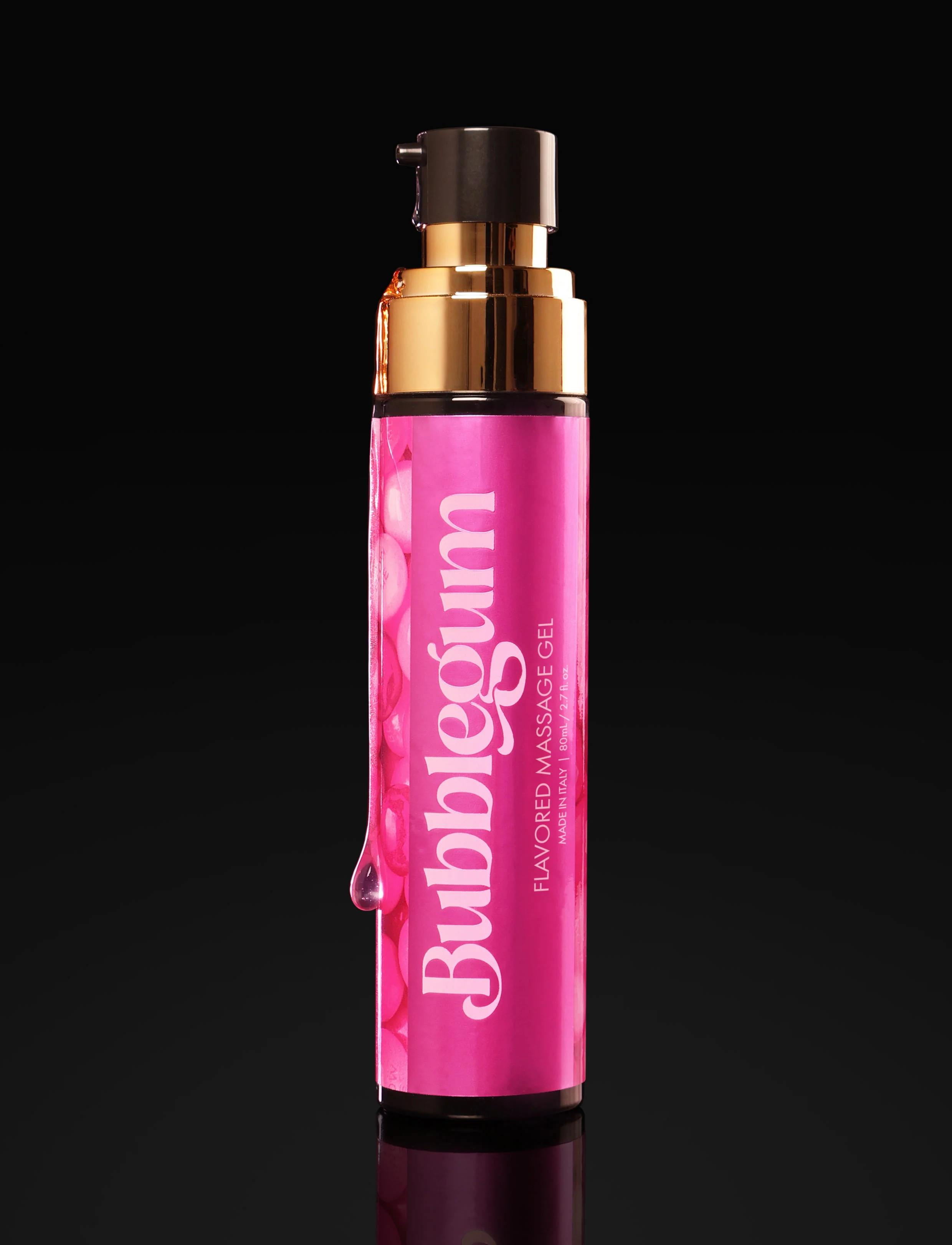 Bubblegum Massage Gel for Flavoured Kisses and Oral Play