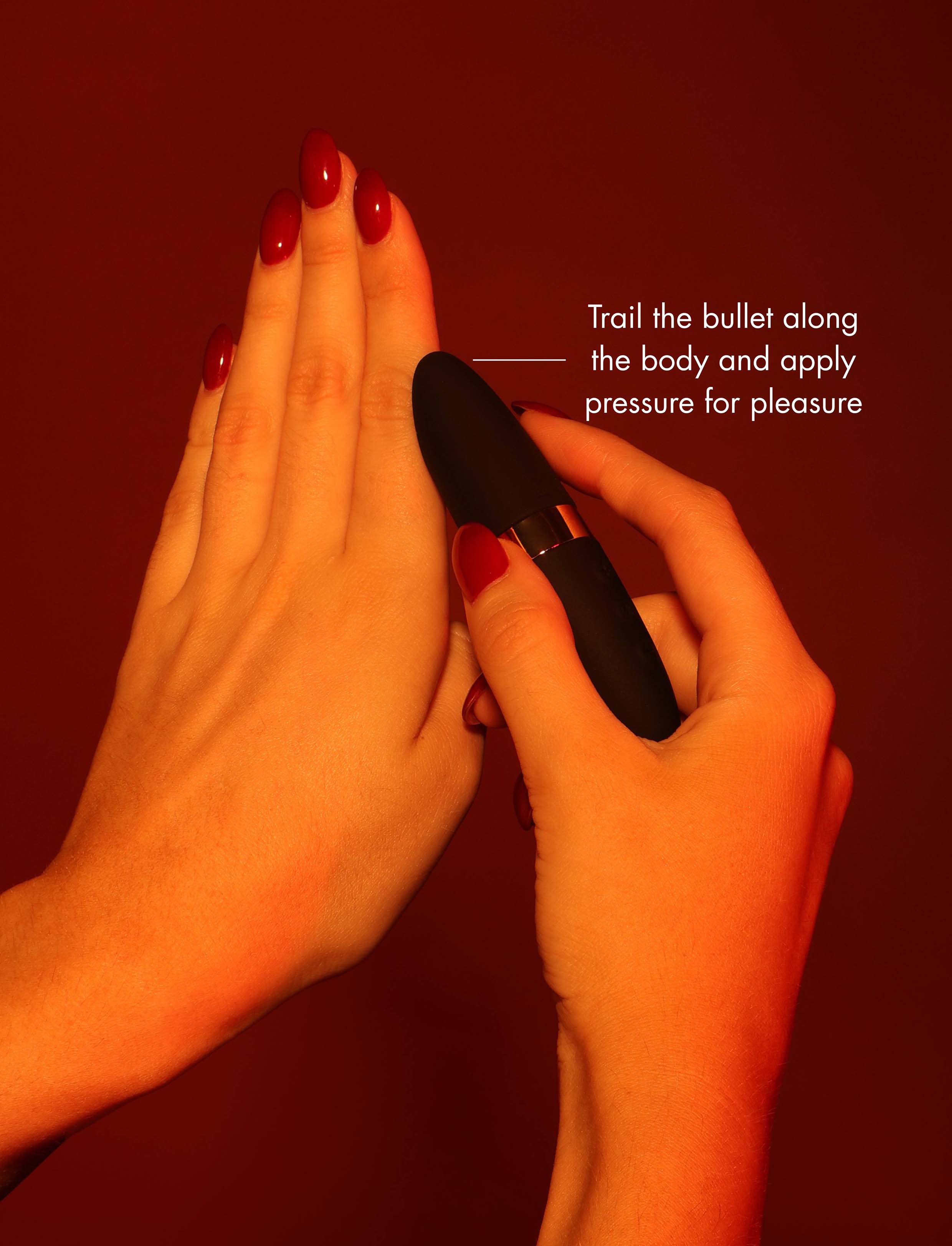 Bullet Black Pocket Rocket Vibrator with Travel Lock