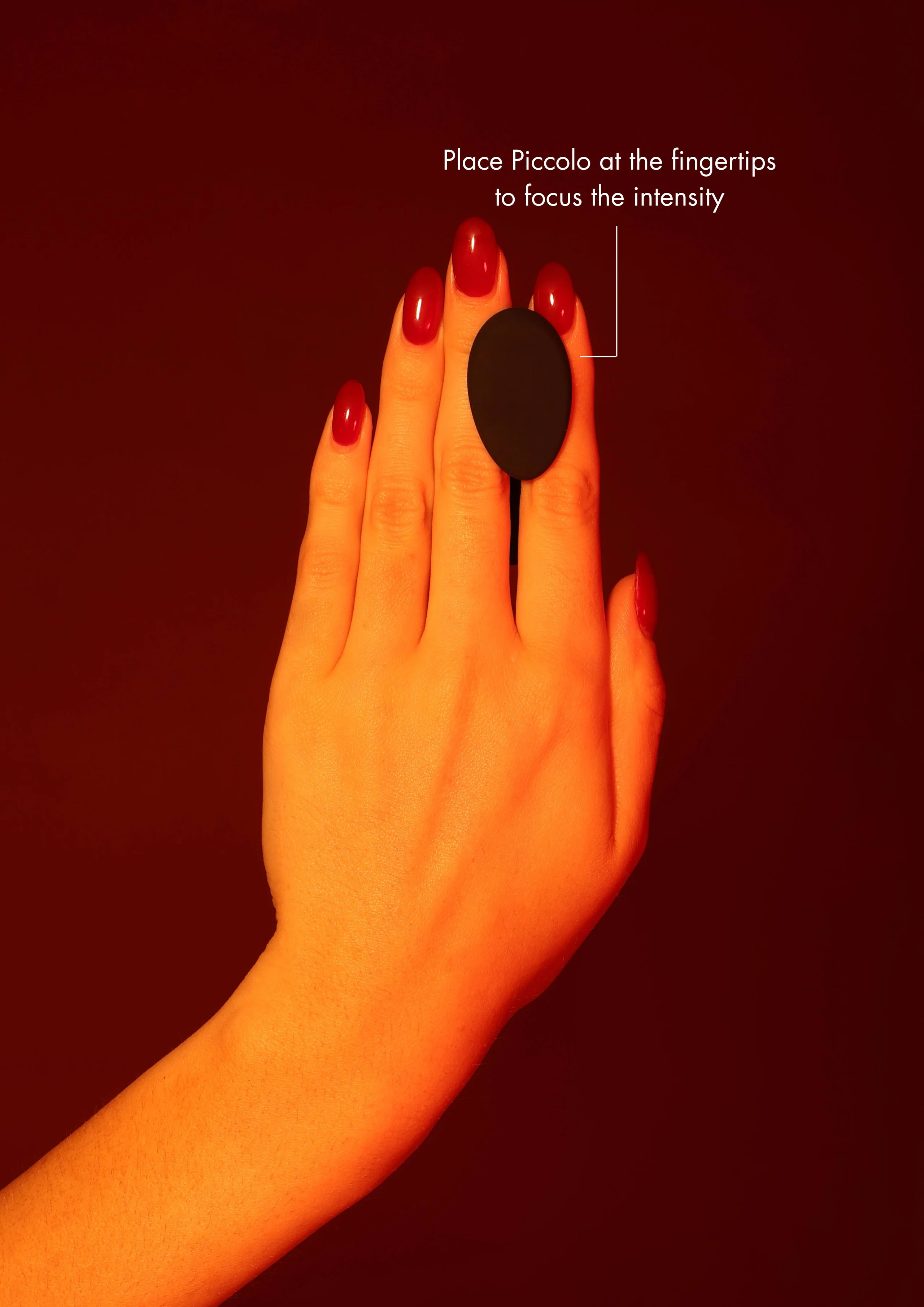 Piccolo Black Mini Finger Vibrator by Honey Birdette