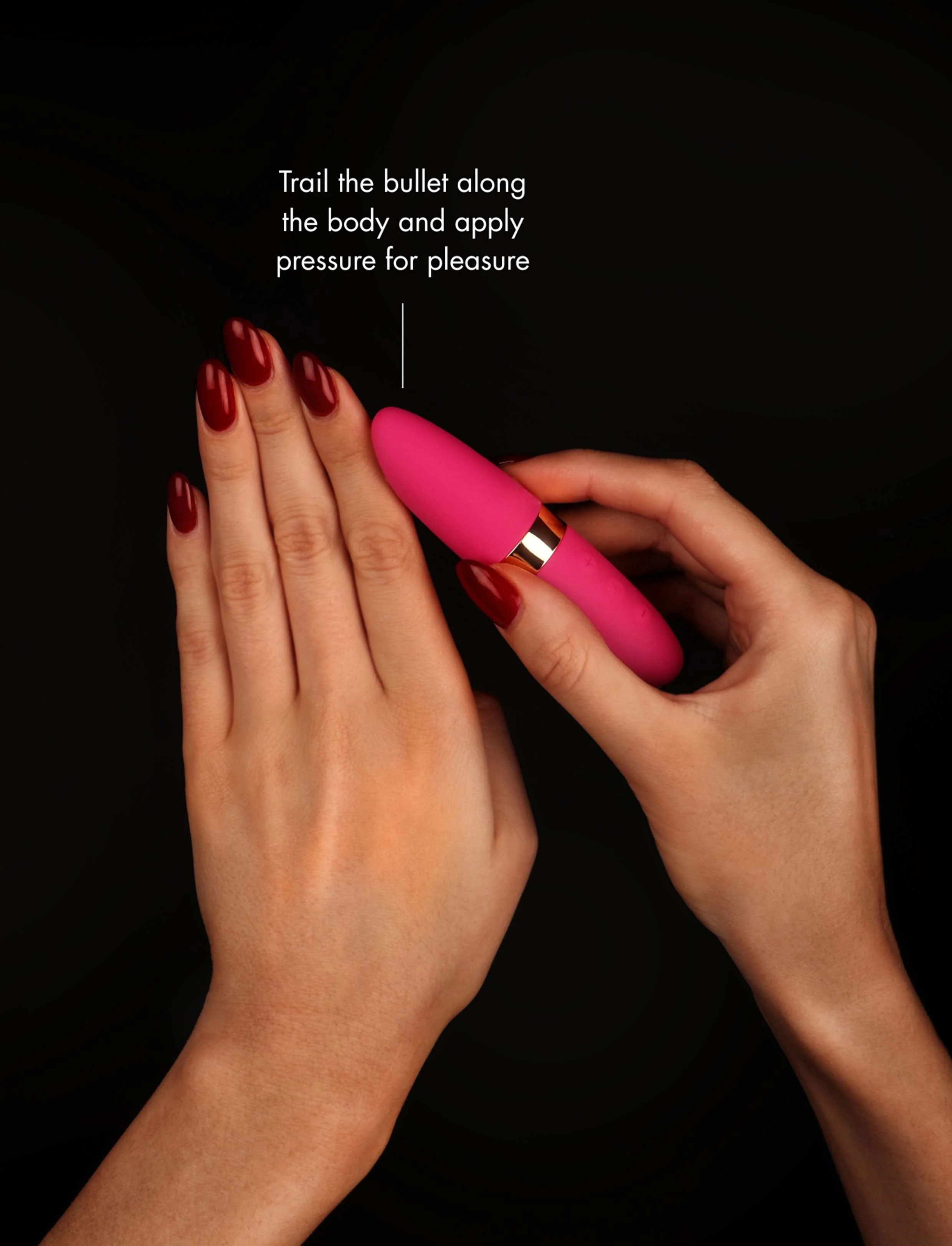 Bullet Hot Pink Pocket Vibrator with Tapered Tip