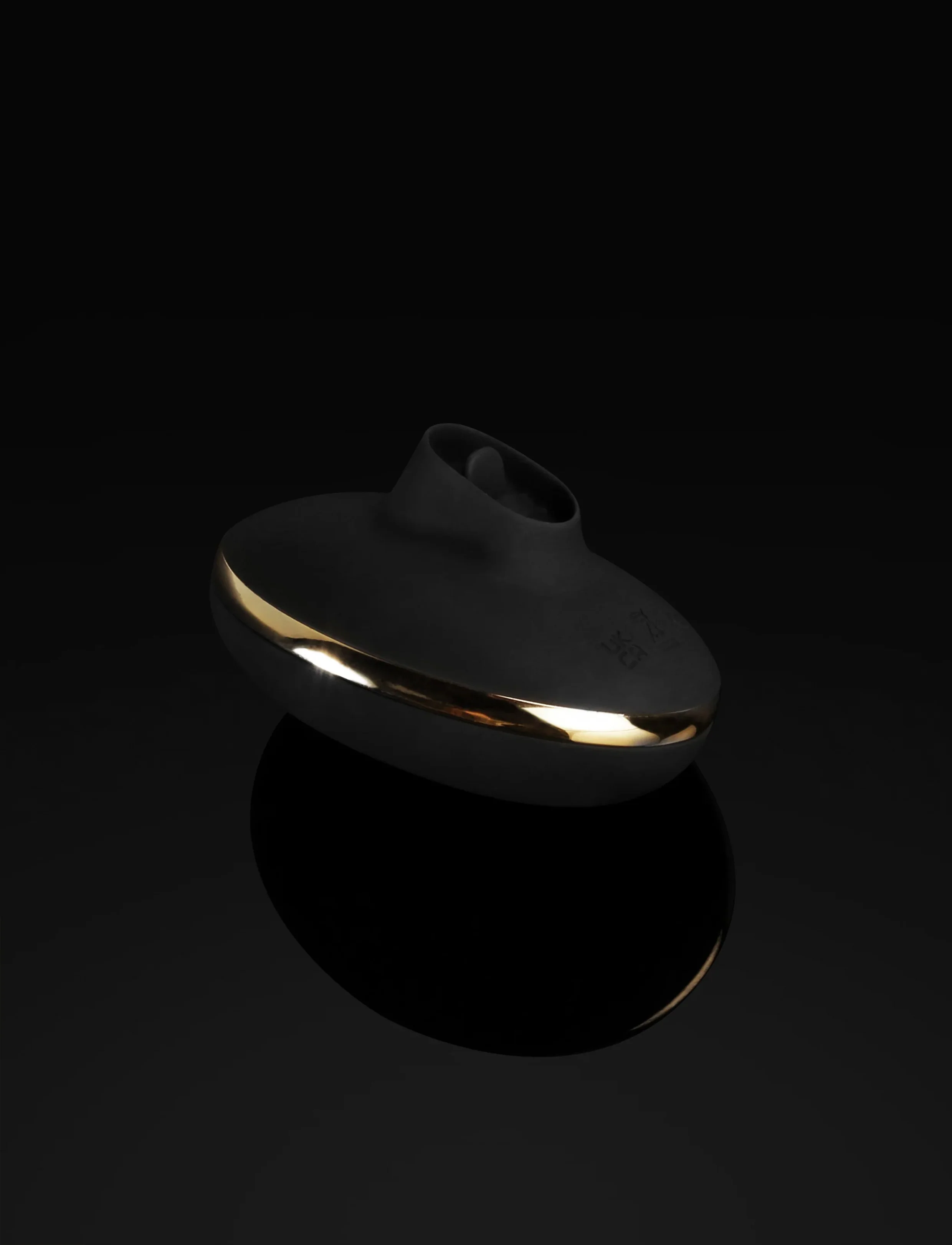 Aura Black 硅胶舌式振动器，模拟口交与阴蒂刺激