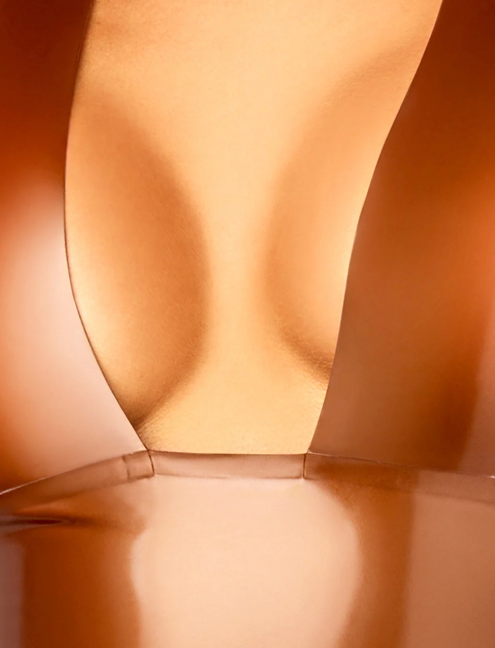 Latex 2.0 Bronze Bralette with Triangle Cups