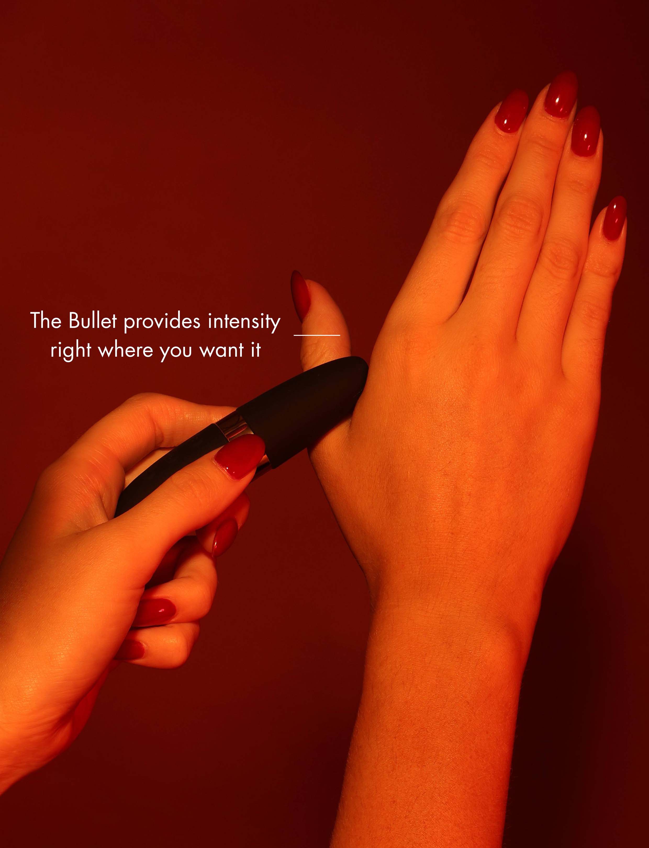 Bullet Black Pocket Rocket Vibrator with Travel Lock