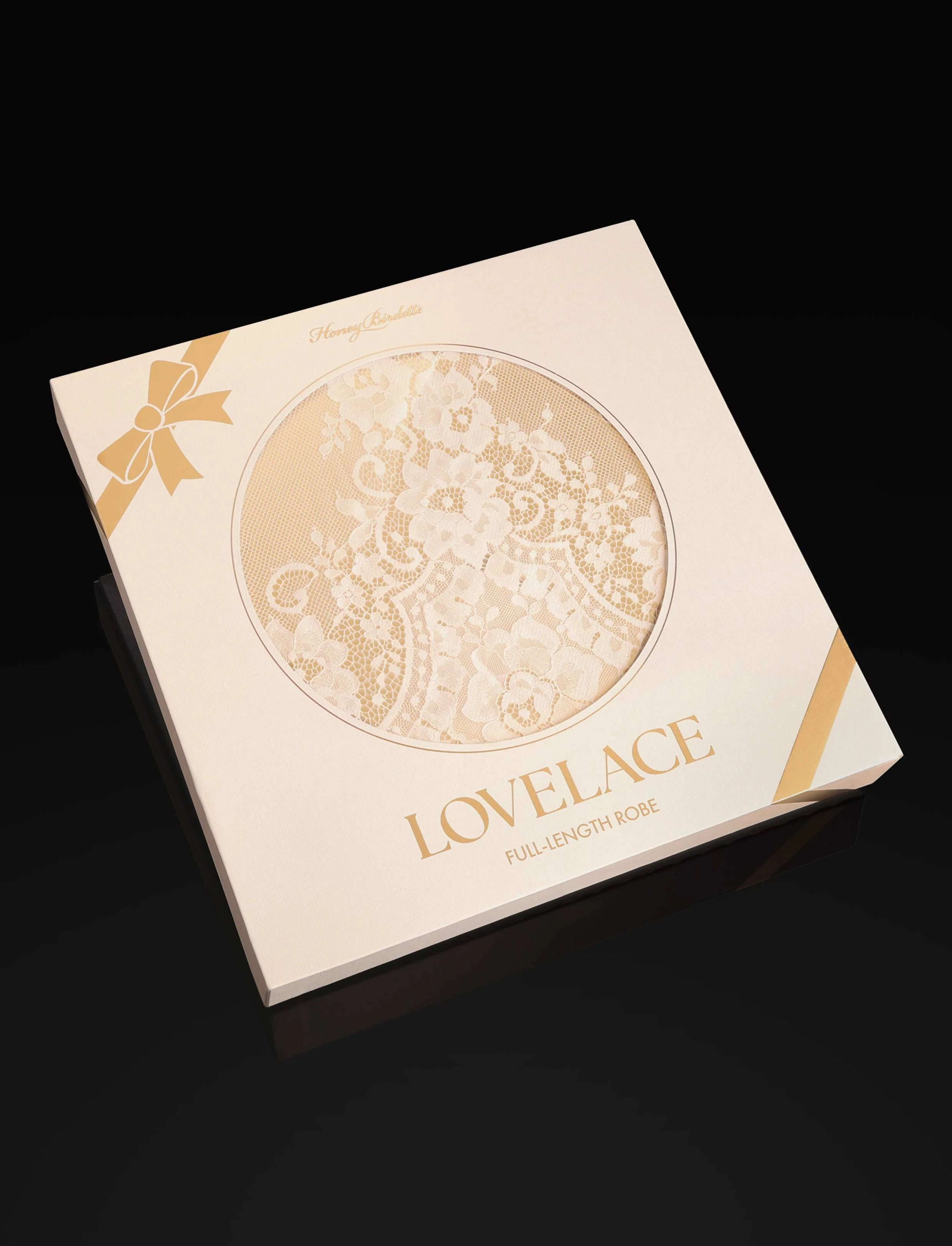 Ivory Love Lace Full Length Robe for Sleep and Seduction