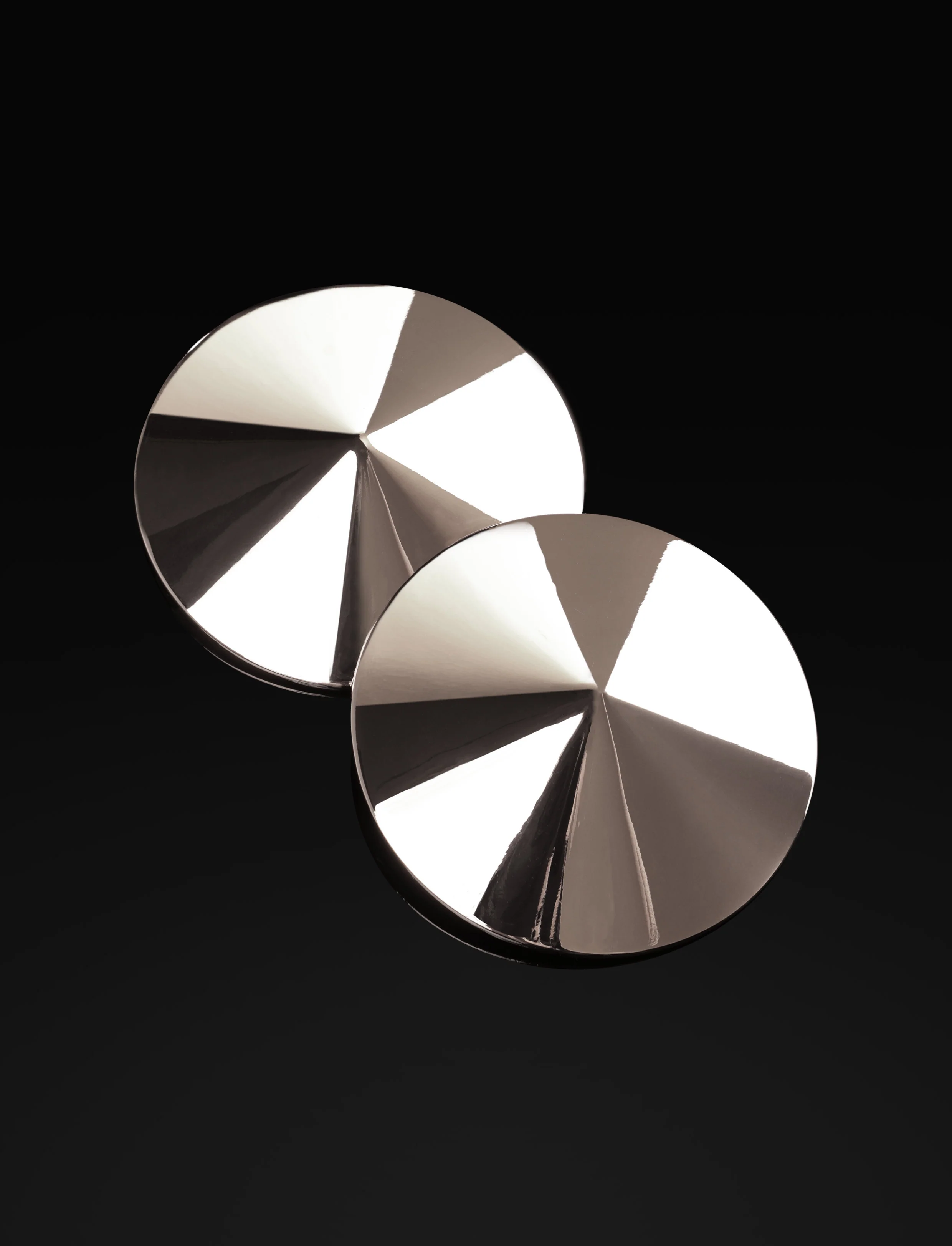 Platinum Toned Pasties with Reusable Ultra-Grip Adhesive