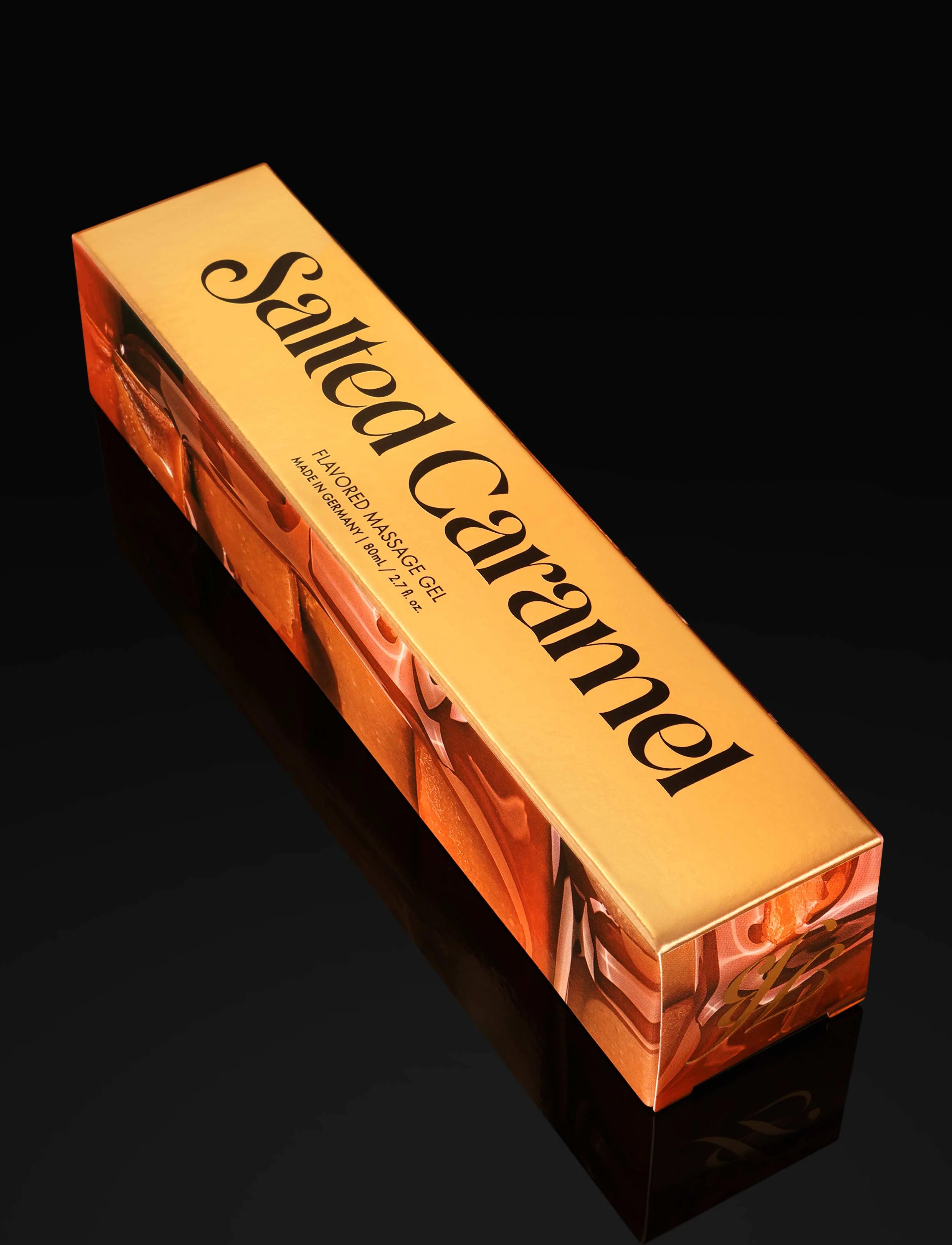 Salted Caramel Flavored Massage Gel for Kisses and Foreplay