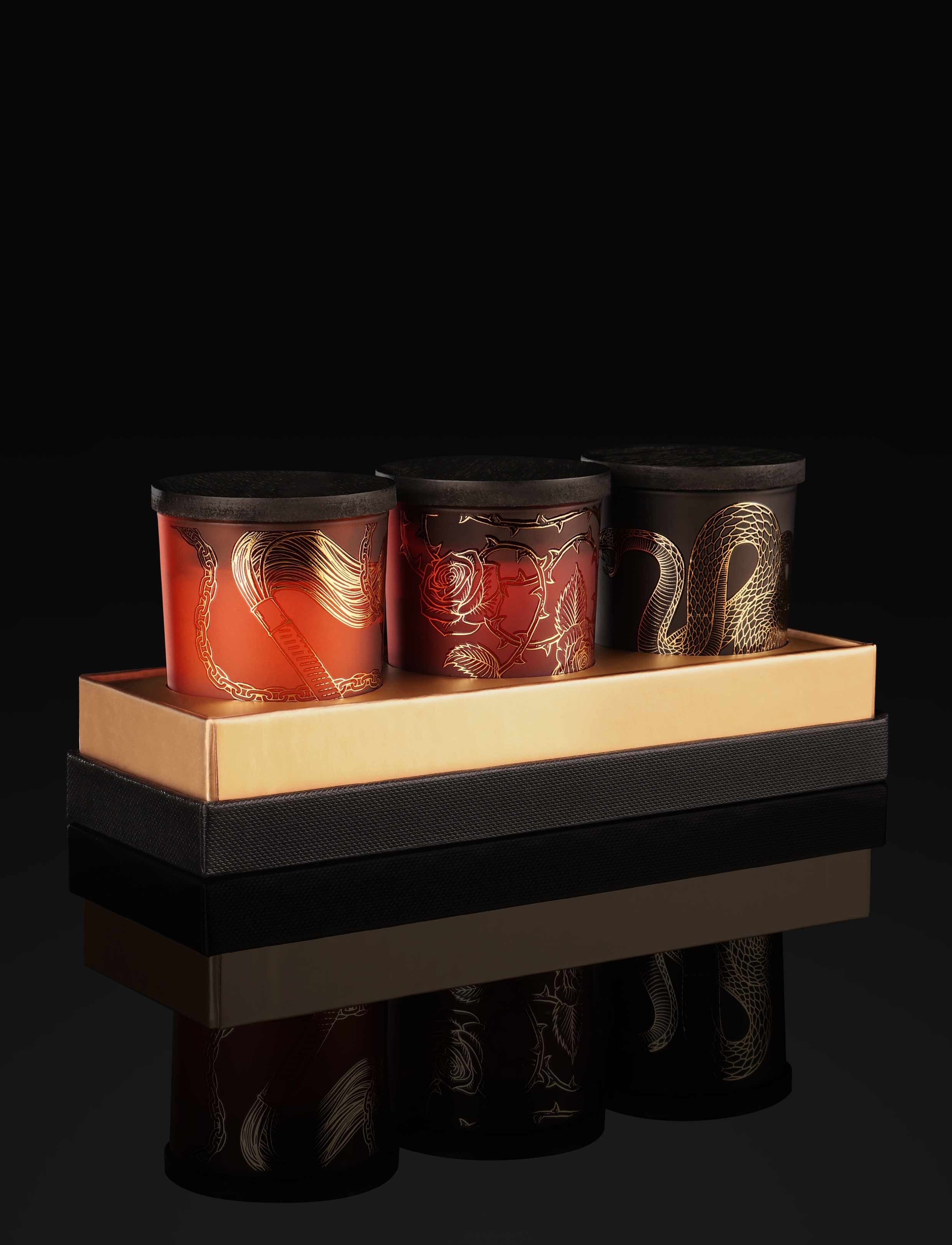 Massage à Trois Mini Massage Candle Trio