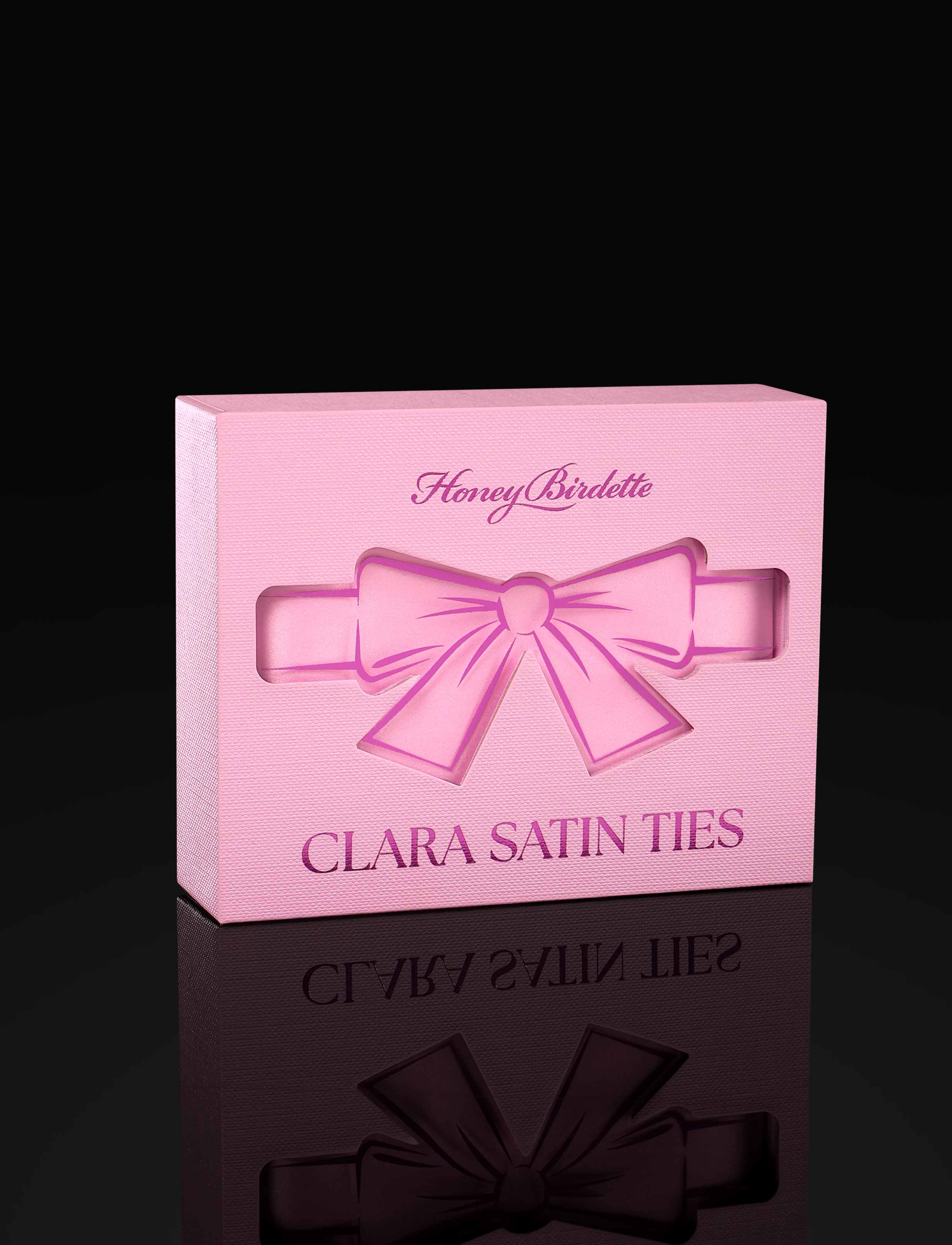 Clara Satin Ties in Pink: 2 Smooth Bondage Ties