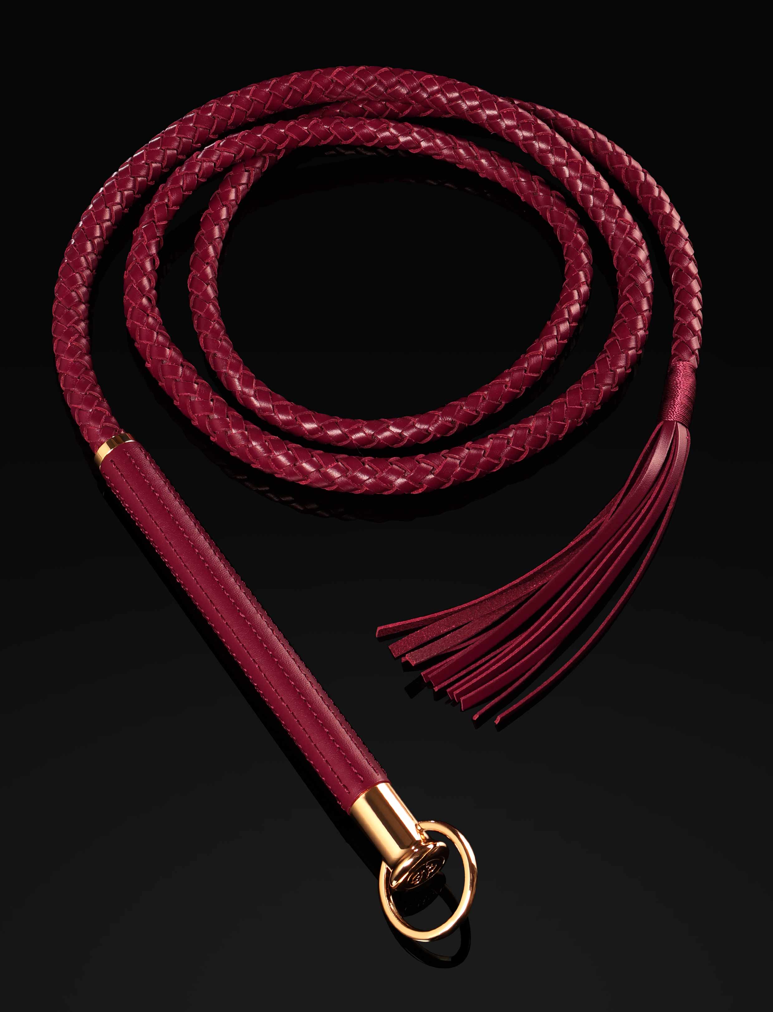 Signature Series Cherry Cat Whip in Cherry Red Leather