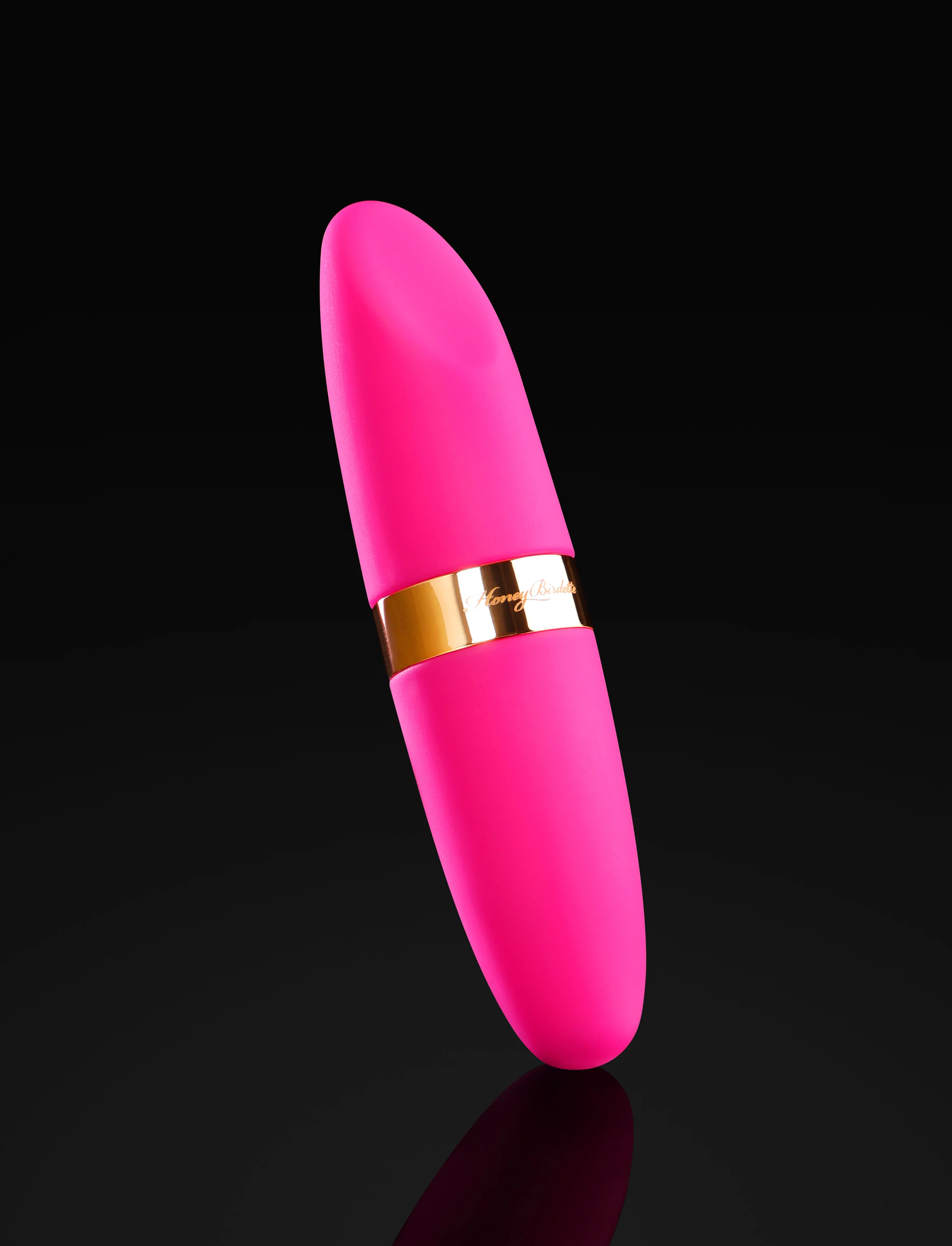 Bullet 亮粉色锥形尖端口袋振动器