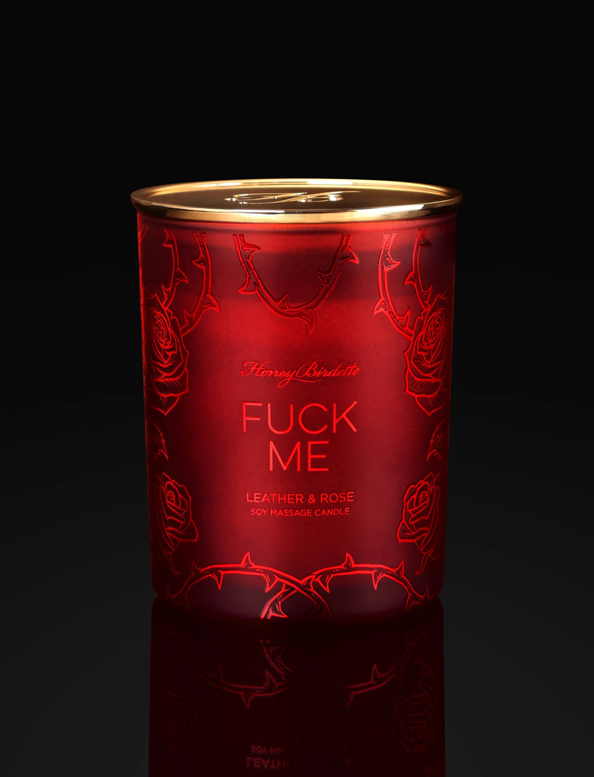 F*ck Me 按摩蜡烛（深色皮革与玫瑰香调）
