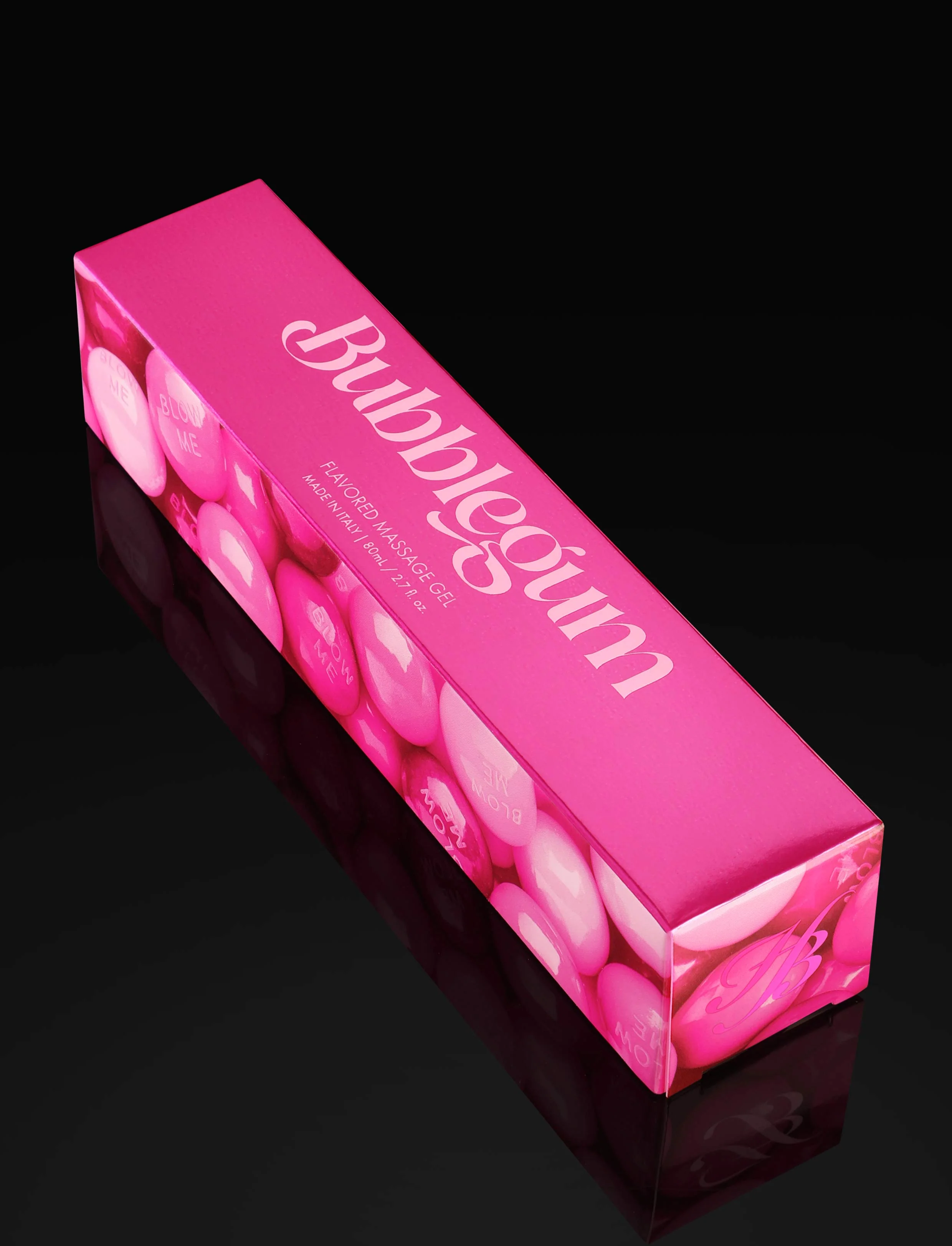 Bubblegum Massage Gel for Flavoured Kisses and Oral Play